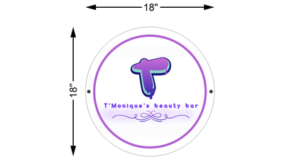Neon Acrylic Sign for talia neal