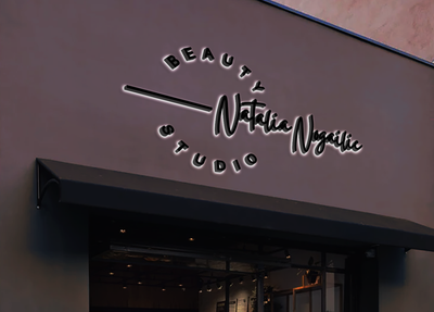 3D Metal Backlit Sign for Natalia Nogailic