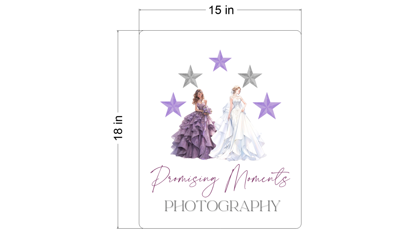 3D UV Metal Backlit sign for Nallely