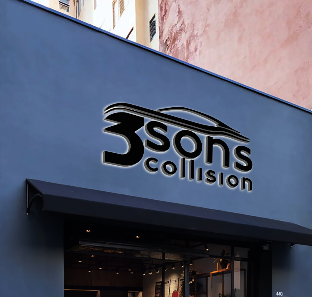 3d metal backlit sign for Abet Delvalle