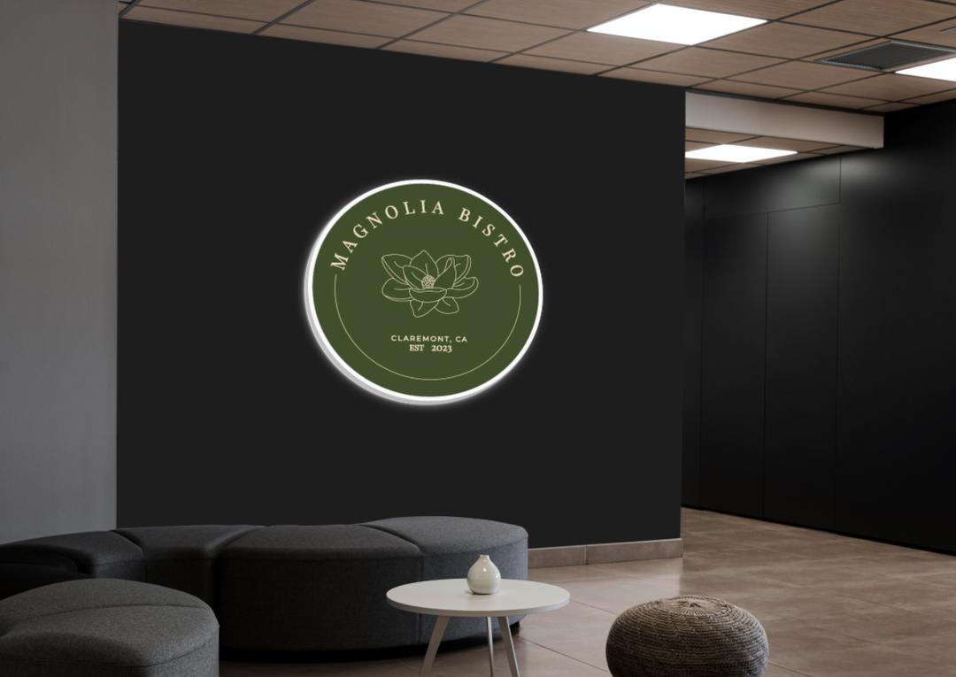 3D Metal Backlit Sign for Patricia Flores