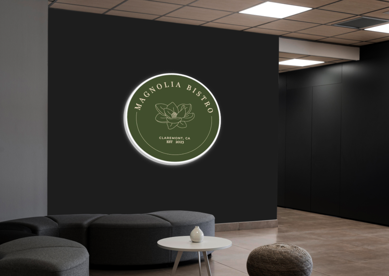 3D Metal Backlit Sign for Patricia Flores