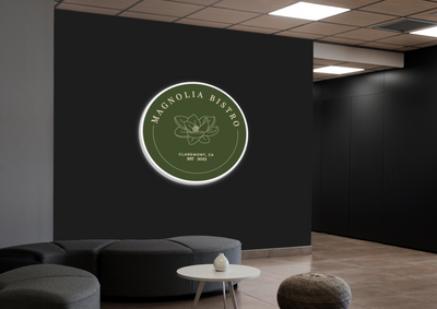 3D Metal Backlit Sign for Patricia Flores