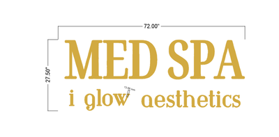 3D Metal Backlit Sign for Dimah