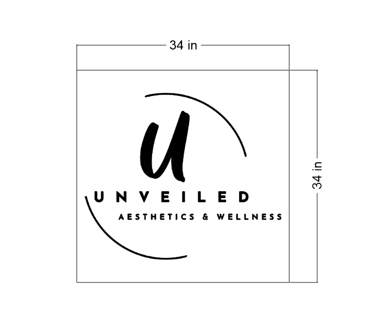 5mm Metal Hollow Cut Sign for Michelle Burke
