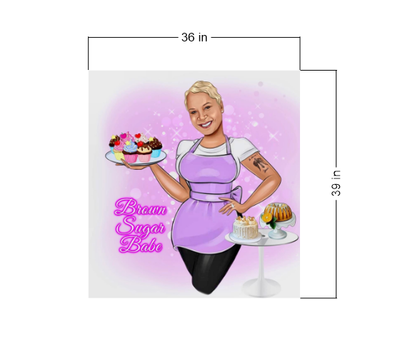 3D UV Acrylic Non-Lit Sign for Roslyn Jones