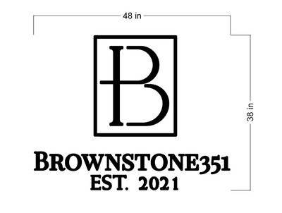 3D Metal Backlit Sign for Alfonzo Brown