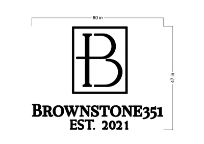 3D Metal Backlit Sign for Alfonzo Brown