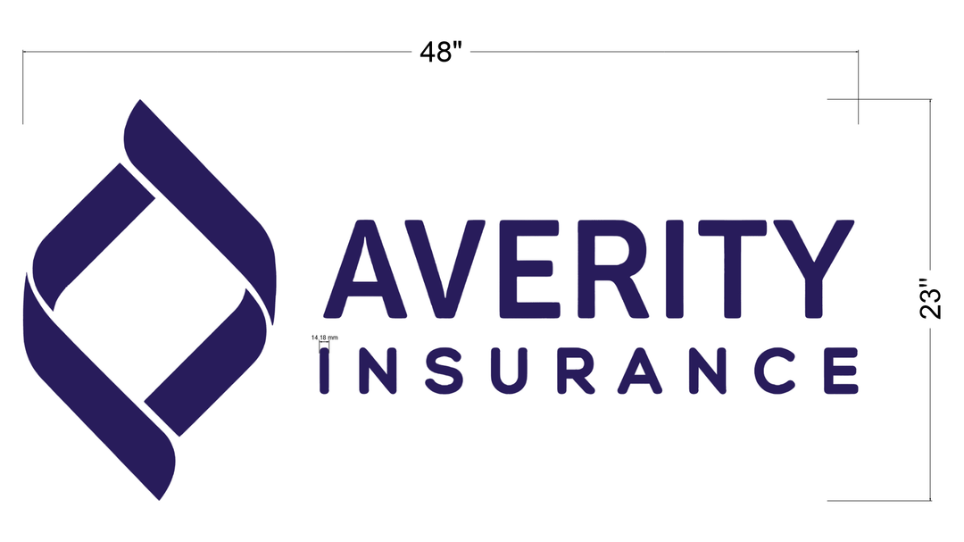 3D Metal Backlit Sign for Natalie Arango