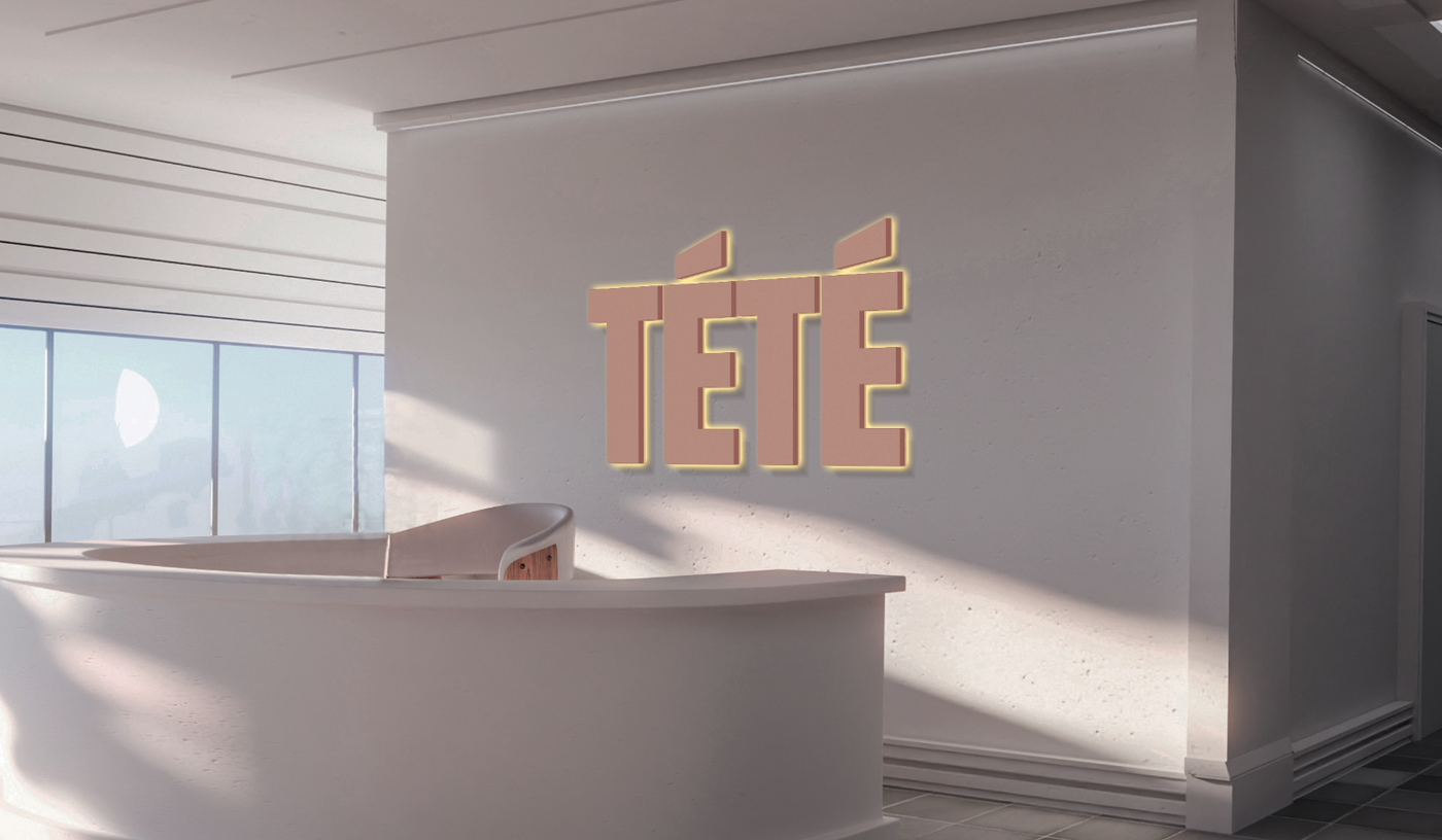 3D metal Backlit sign for Arlette Cotrina