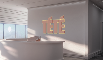 3D metal Backlit sign for Arlette Cotrina
