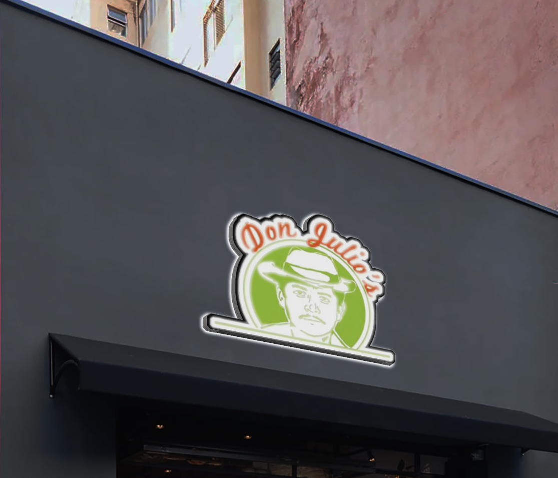 Business signage for Justin Smith