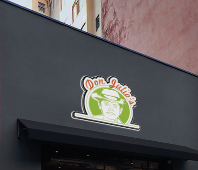 Business signage for Justin Smith