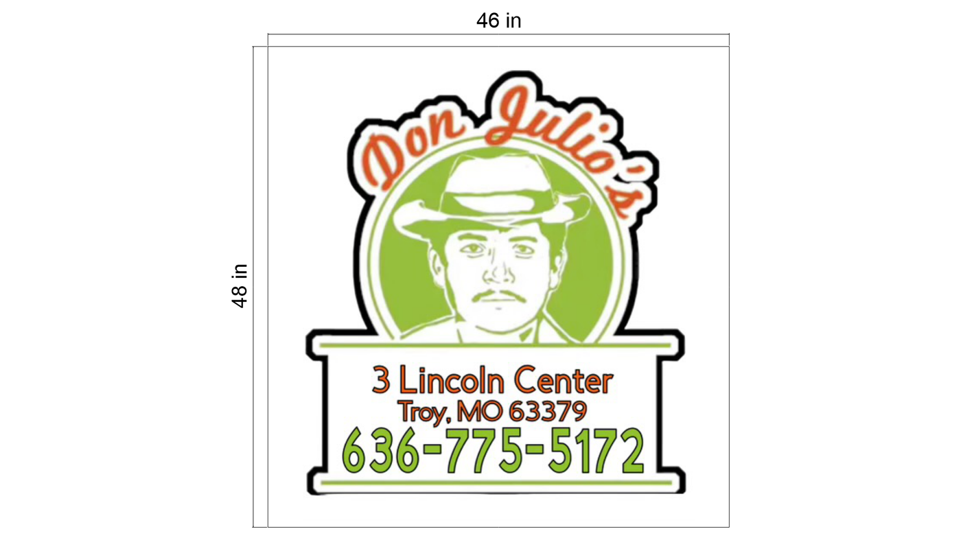 Business signage for Justin Smith