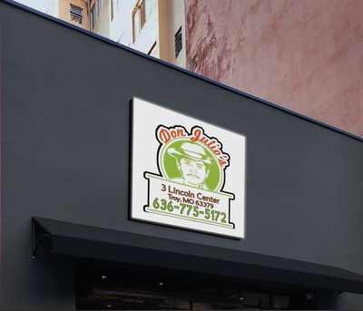 Business signage for Justin Smith