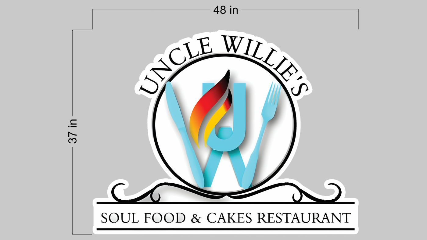 3d UV acrylic frontlit for Willie Swain