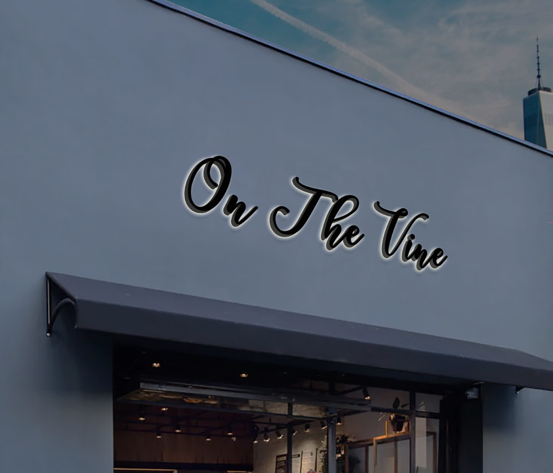 Business signage for Ellie Morton