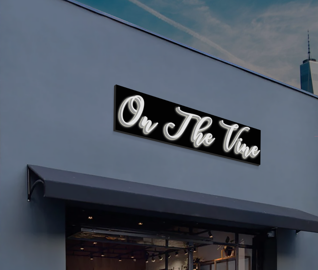 Business signage for Ellie Morton