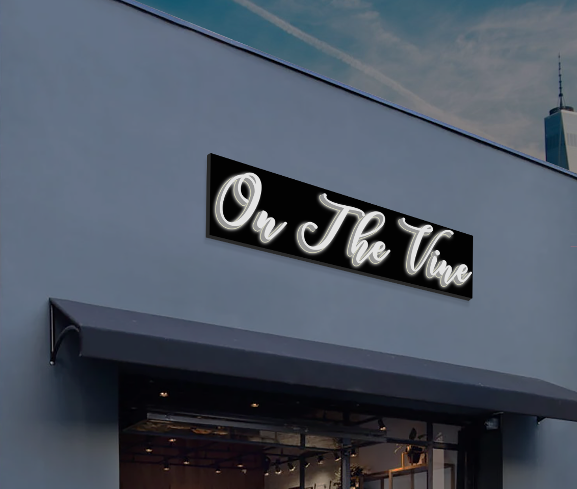 Business signage for Ellie Morton