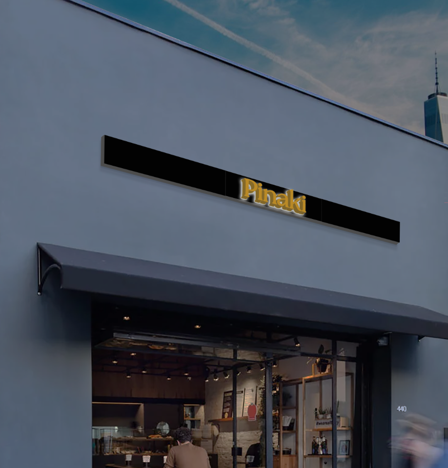 Business signage for Poonam