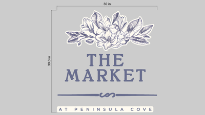 Business signage for Melissa