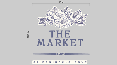 Business signage for Melissa