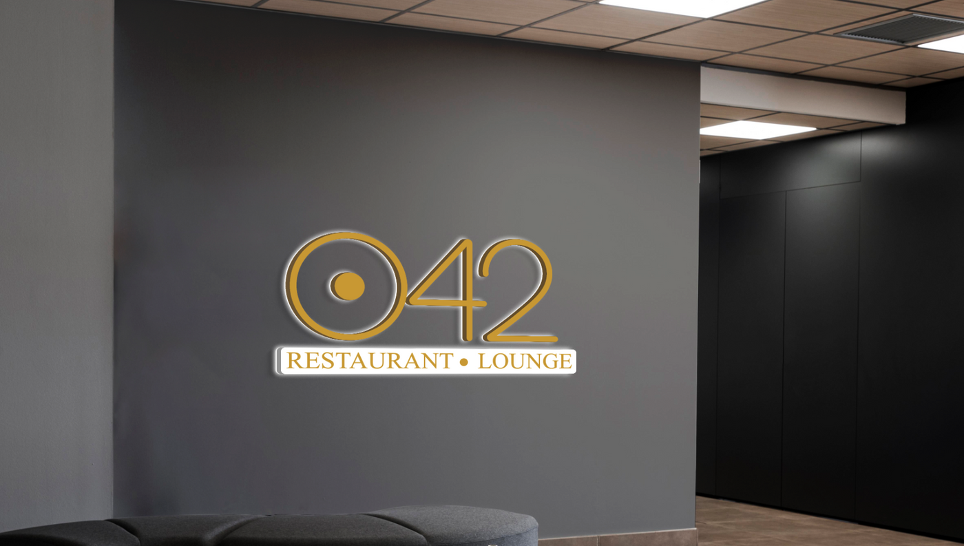 3D UV Metal Back-lit Sign For kristie septs