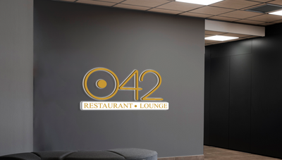 3D UV Metal Back-lit Sign For kristie septs