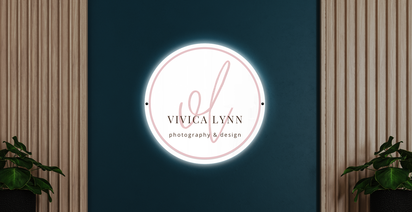 Neon Acrylic Sign for Vivica Valdez
