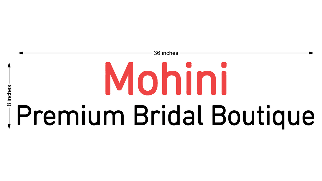 Acrylic Letters sign for Mridul Gop