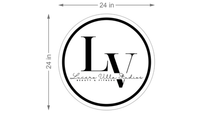 Neon Acrylic Sign for Lucero Villa