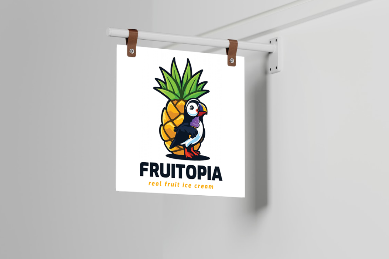2d blade sign Fruitopia aka Jessica Hoganson