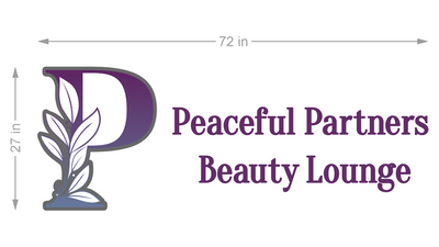 3D UV Metal Backlit Sign for Kristen Brosky