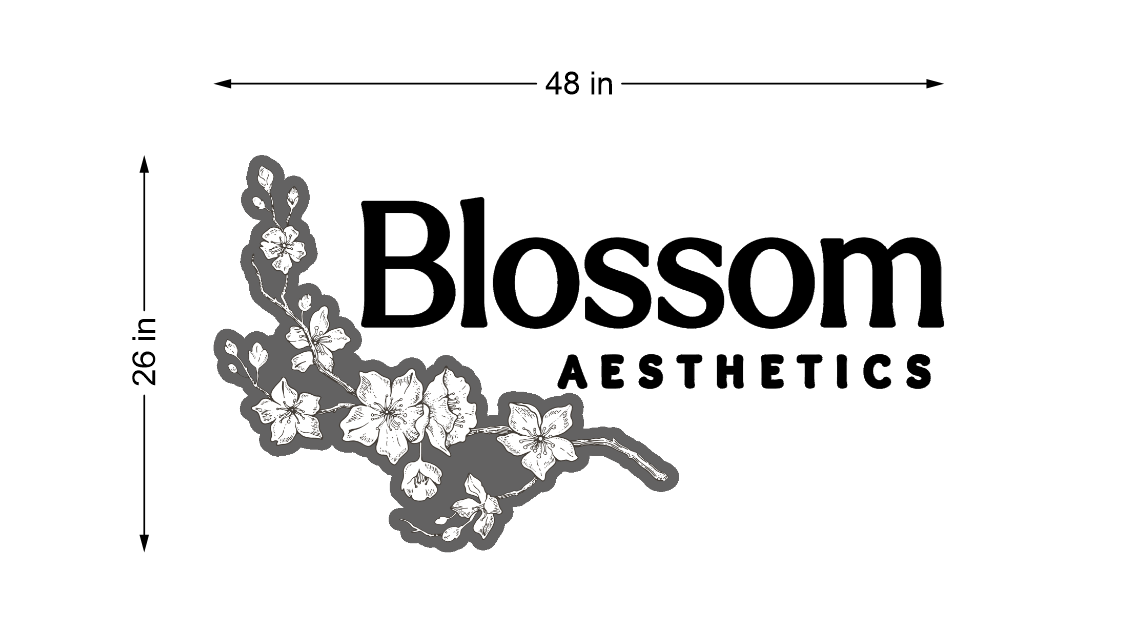 3D Business Signage for Adriana Rios