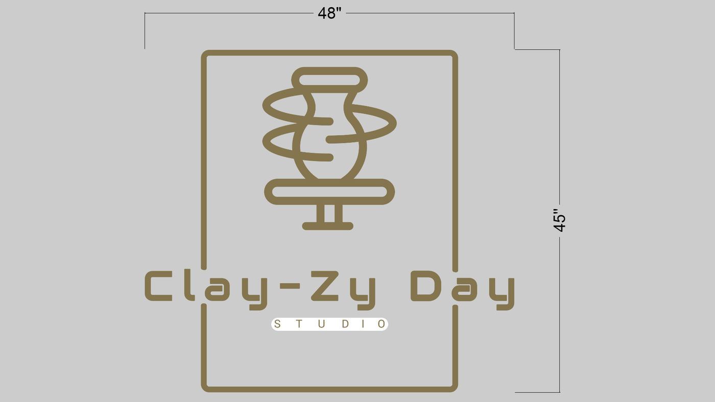 Custom Signs For Clay-Zy Day Studio