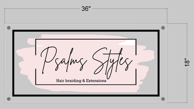 Custom Signs For psalma