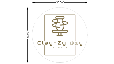 Custom Signs For Clay-Zy Day Studio
