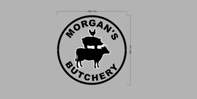 5mm Metal Sign for Tom Burgh