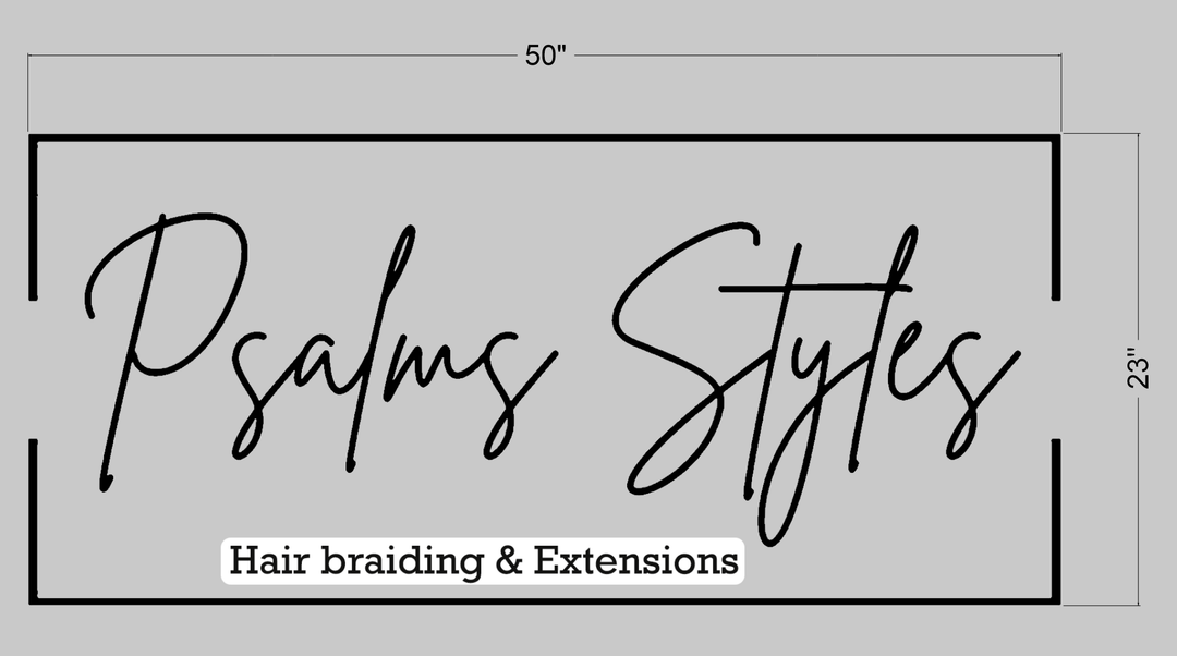 Custom Signs For psalma