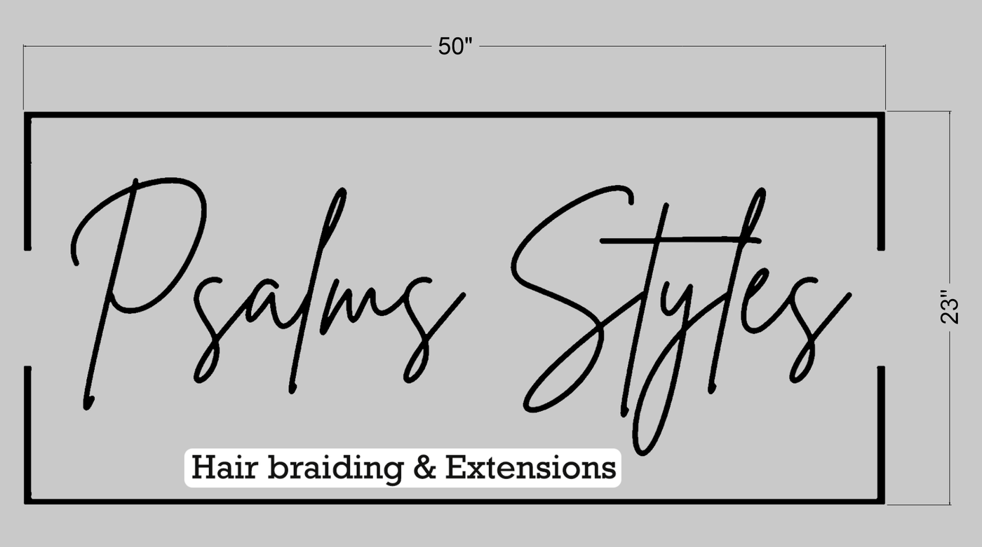 Custom Signs For psalma