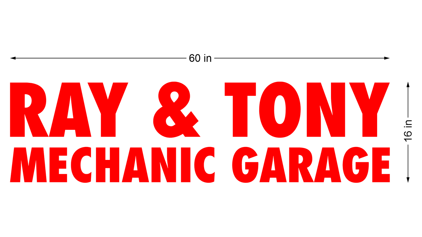 10mm Acrylic Letters Sign for Adrian Martinez