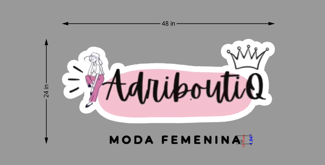 Business signage for Adriana nieto