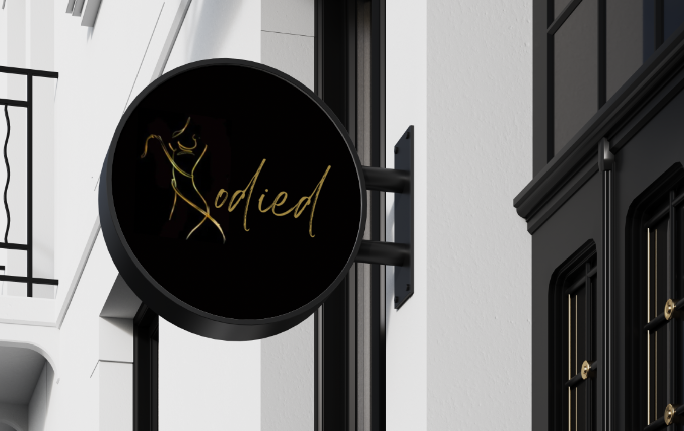 3D Metal Backlit Sign for Brittany McDermott