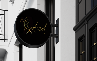3D Metal Backlit Sign for Brittany McDermott