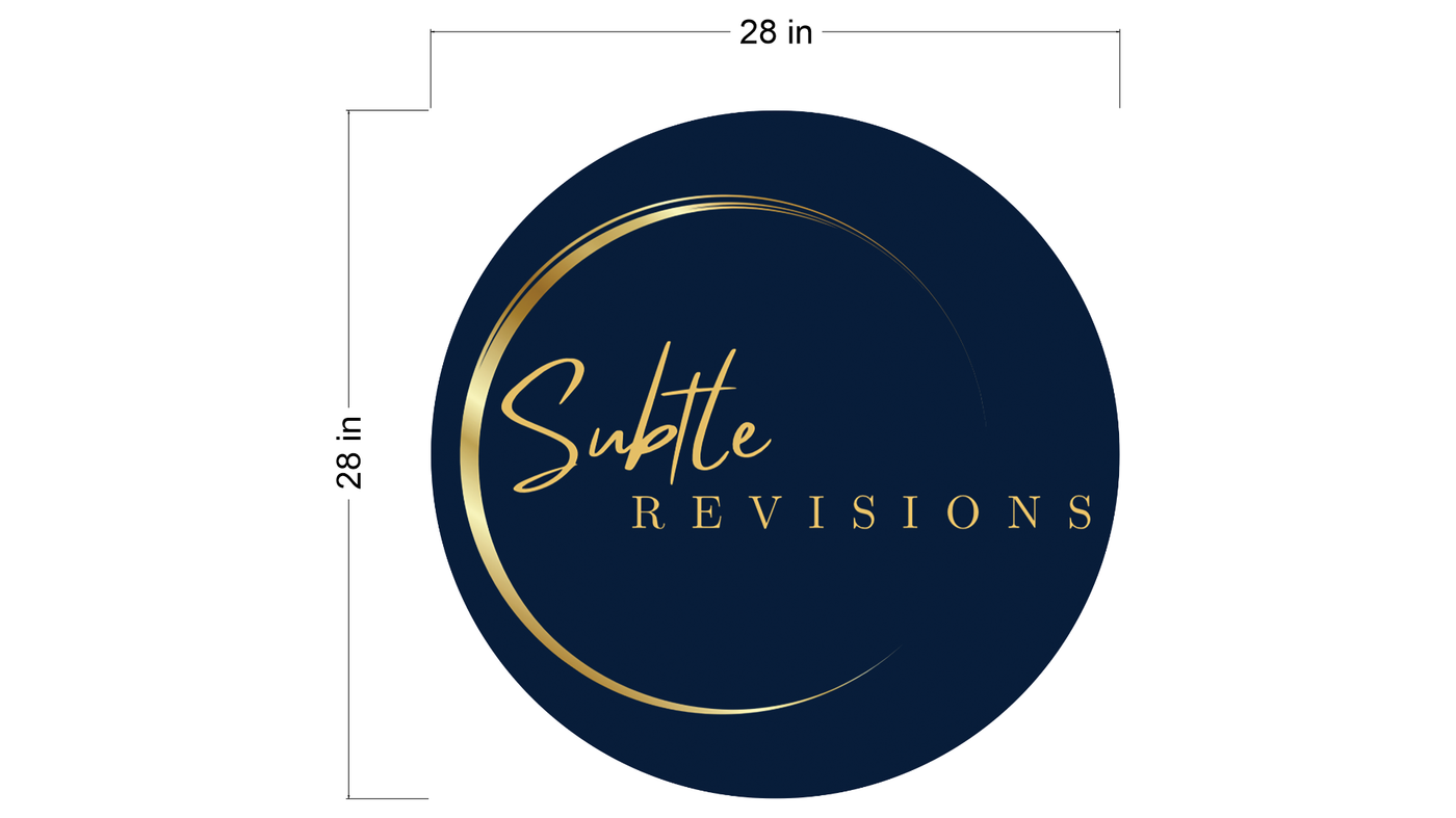 Business signage for Courtney Plotts