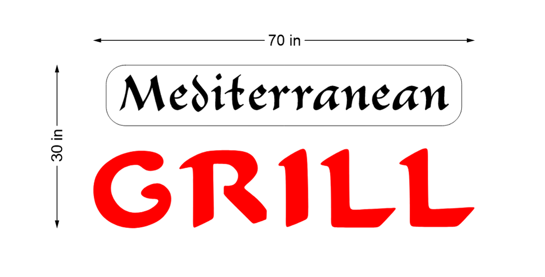 3d UV acrylic frontlit sign for Atef Atef