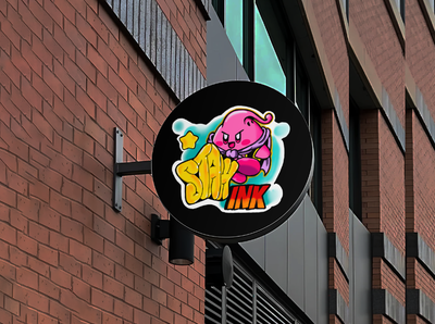 Business signage for Deja