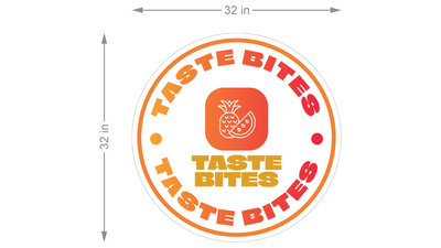 Neon Acrylic Sign for Taste bites