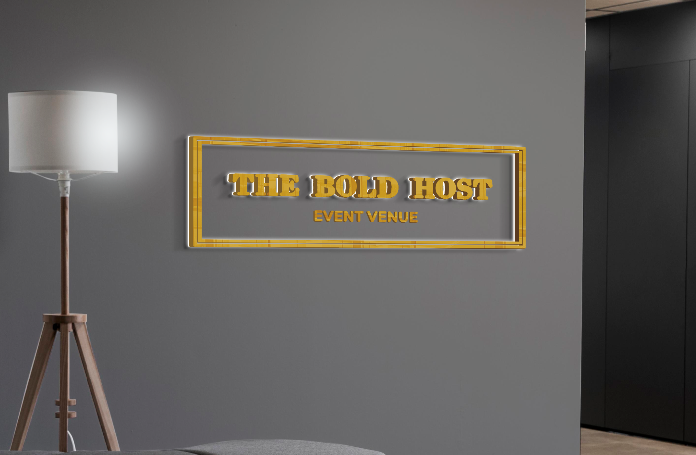 3d metal backlit for Shannon