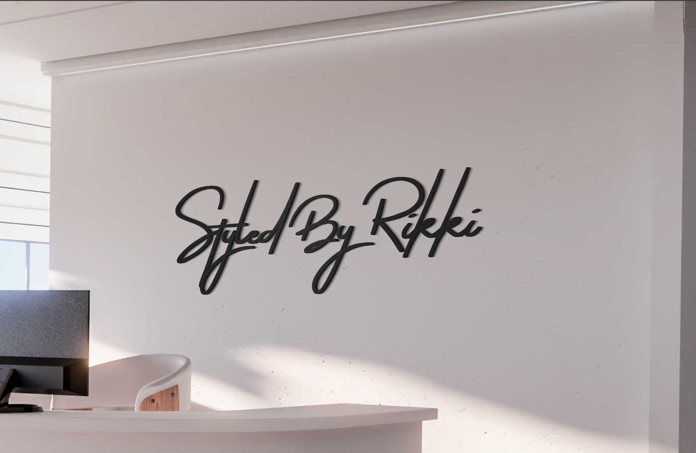 5mm metal letters for Rikki Simon